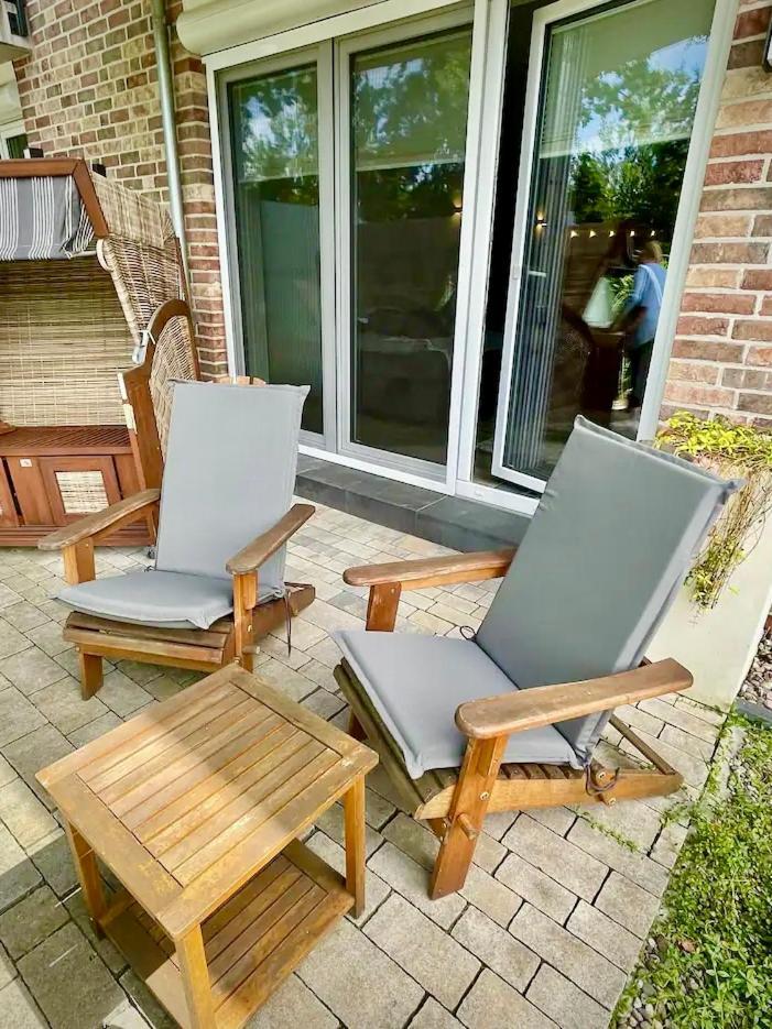 Kleine Auszeit -- Inklusive Parkplatz & Wifi, Geschirrspueler, Waschmaschine & Terrasse Mit Strandkorb -- Perfekt Fuer Urlaub & Business Шарбойц Экстерьер фото